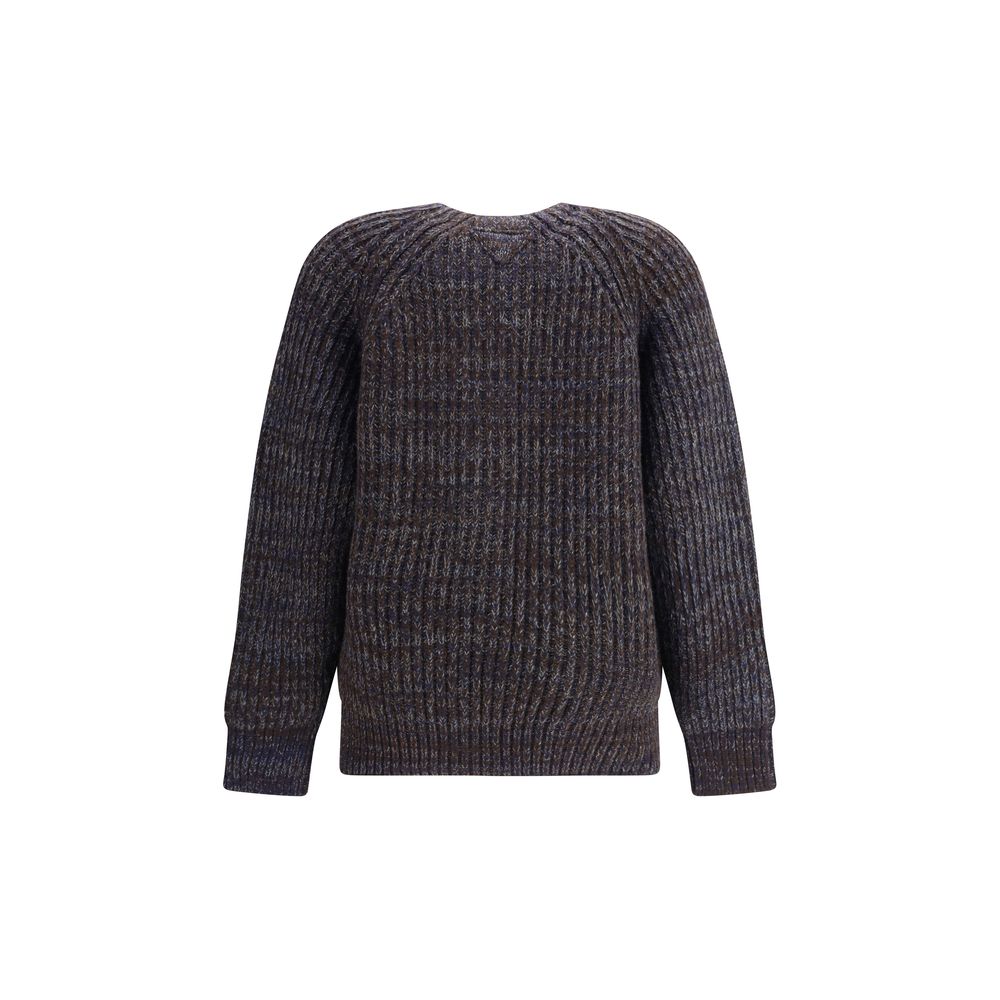 Prada Brown Merino Wool Cardigan – A Versatile Oversized Essential
