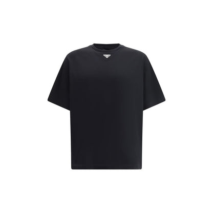 Prada Black Cotton T-Shirt - Timeless Luxury Redefined