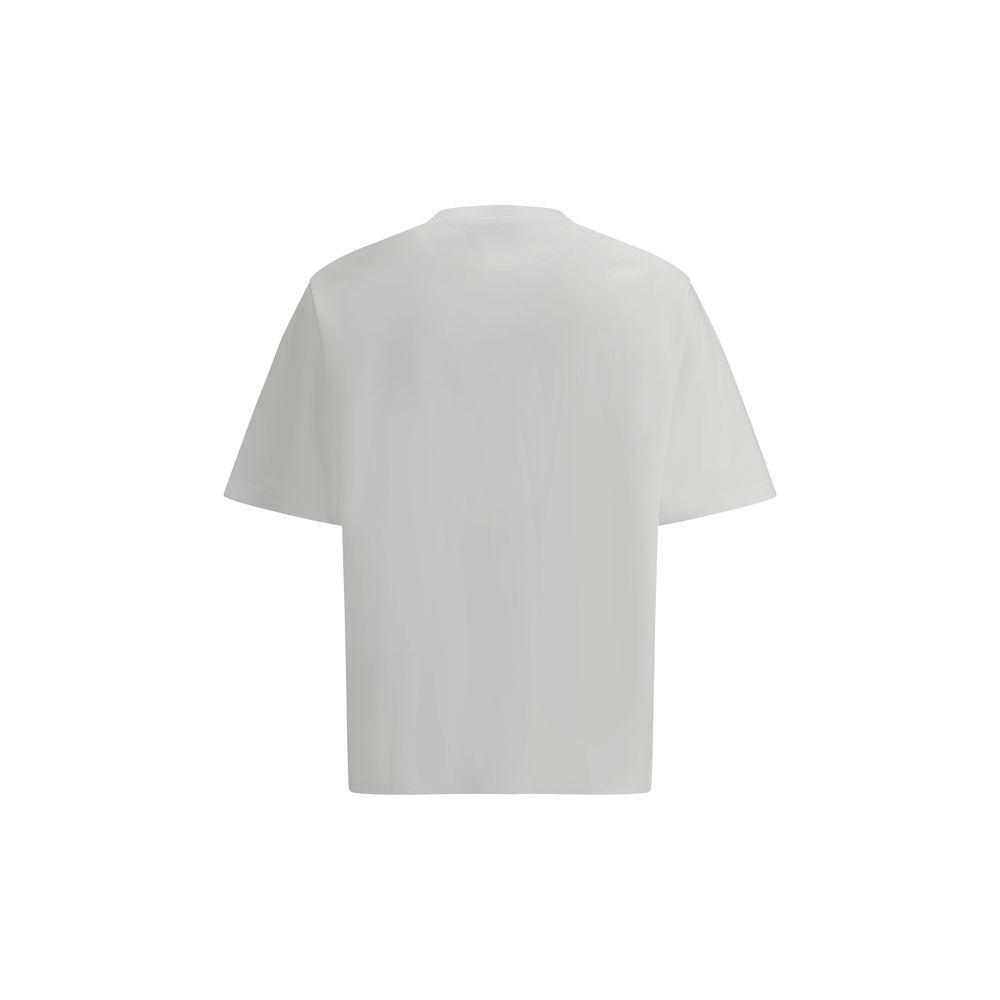 Prada White Cotton T-Shirt: A Sophisticated Wardrobe Essential