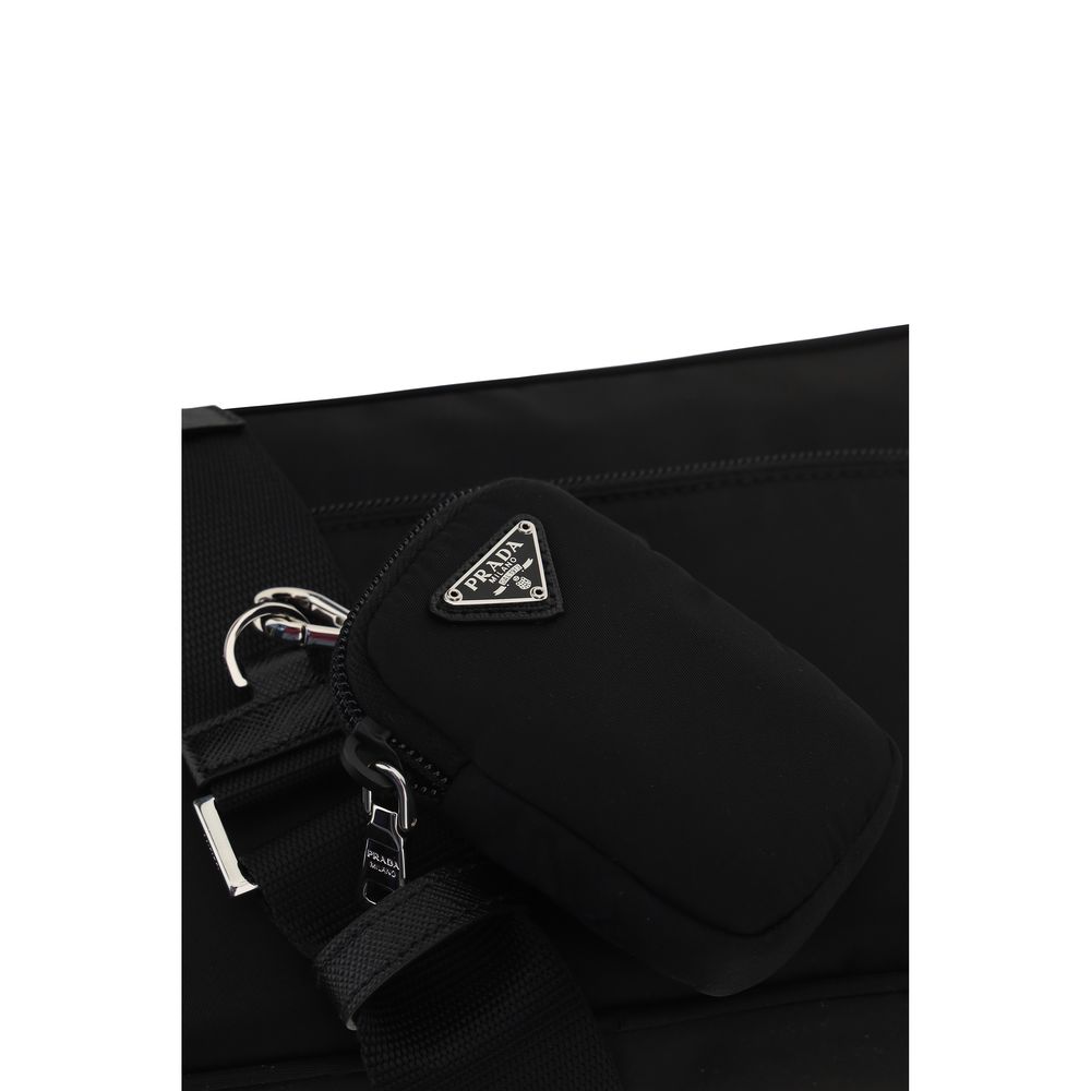 Prada Black Nylon Shoulder Bag - Re-Nylon Collection