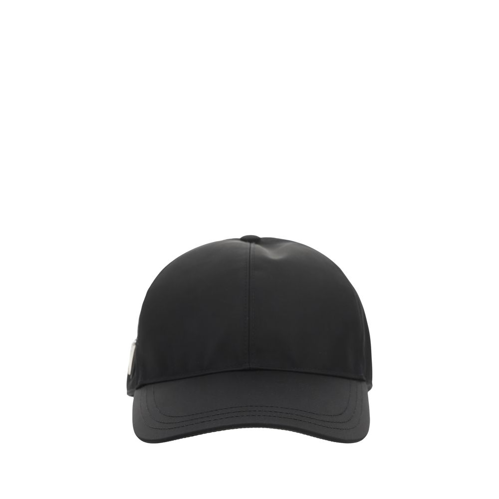 Prada Black Polyamide Baseball Hat