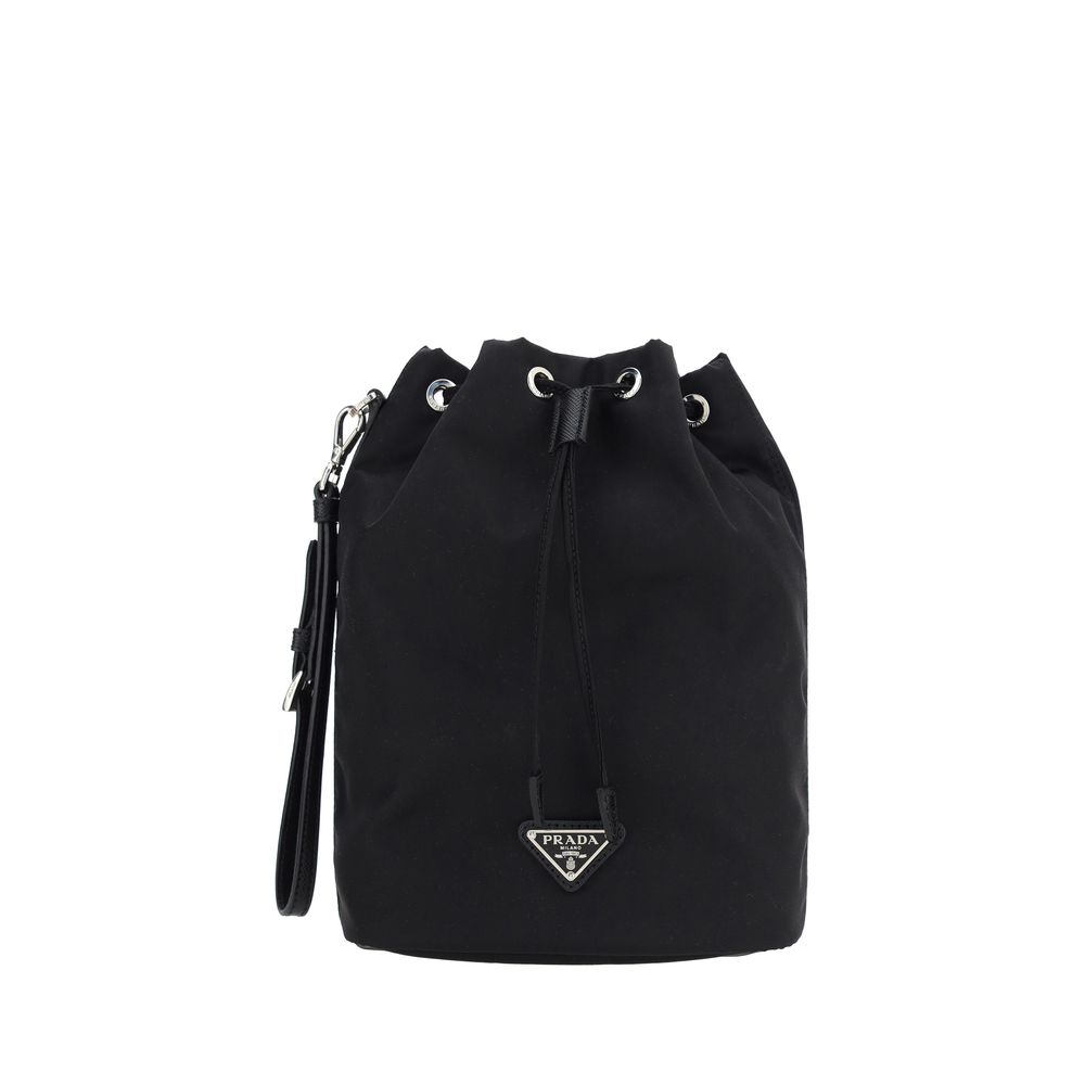 Prada Black Re-Nylon Bucket Bag
