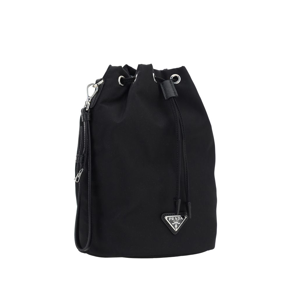 Prada Black Re-Nylon Bucket Bag