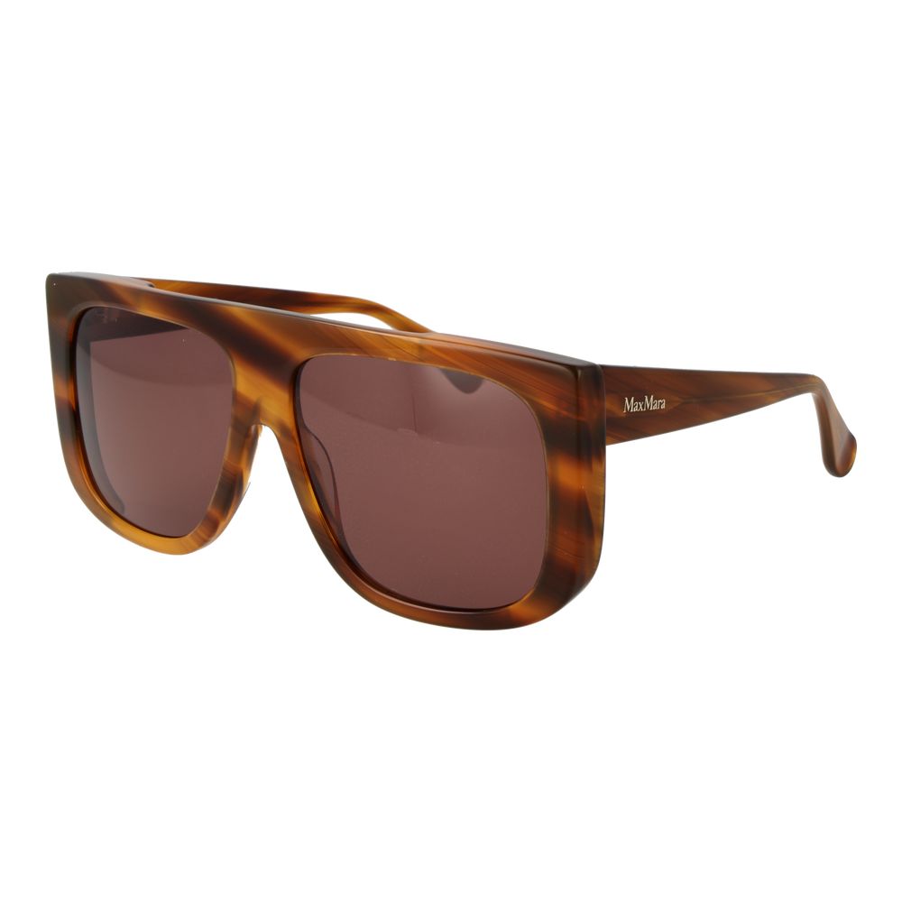 Max Mara Brown Acetate Sunglasses for Women