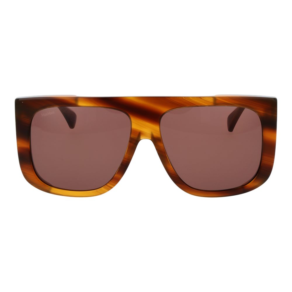 Max Mara Brown Acetate Sunglasses for Women