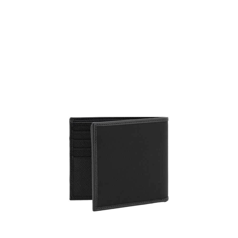 Prada Black Re-Nylon Bifold Wallet