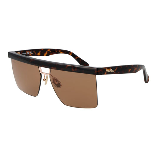 Max Mara Women’s Sunglasses – Brown Half-Rim Frame
