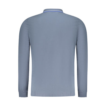 Norway 1963 Blue Cotton Men Polo Shirt