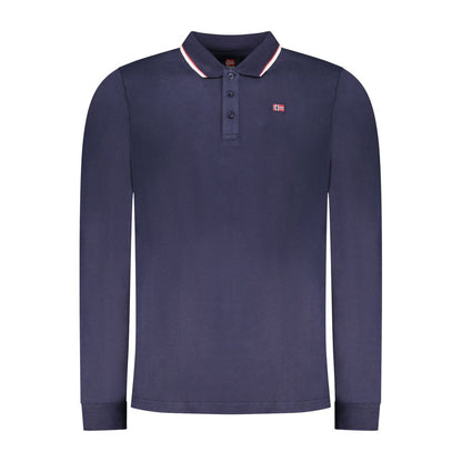 Norway 1963 Blue Cotton Men Polo Shirt