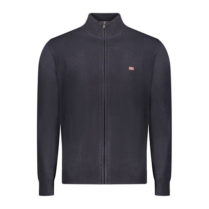 Norway 1963 Blue Polyester Men Cardigan