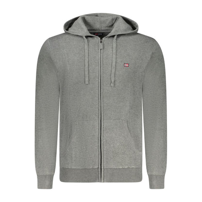 Norway 1963 Gray Polyester Men Cardigan