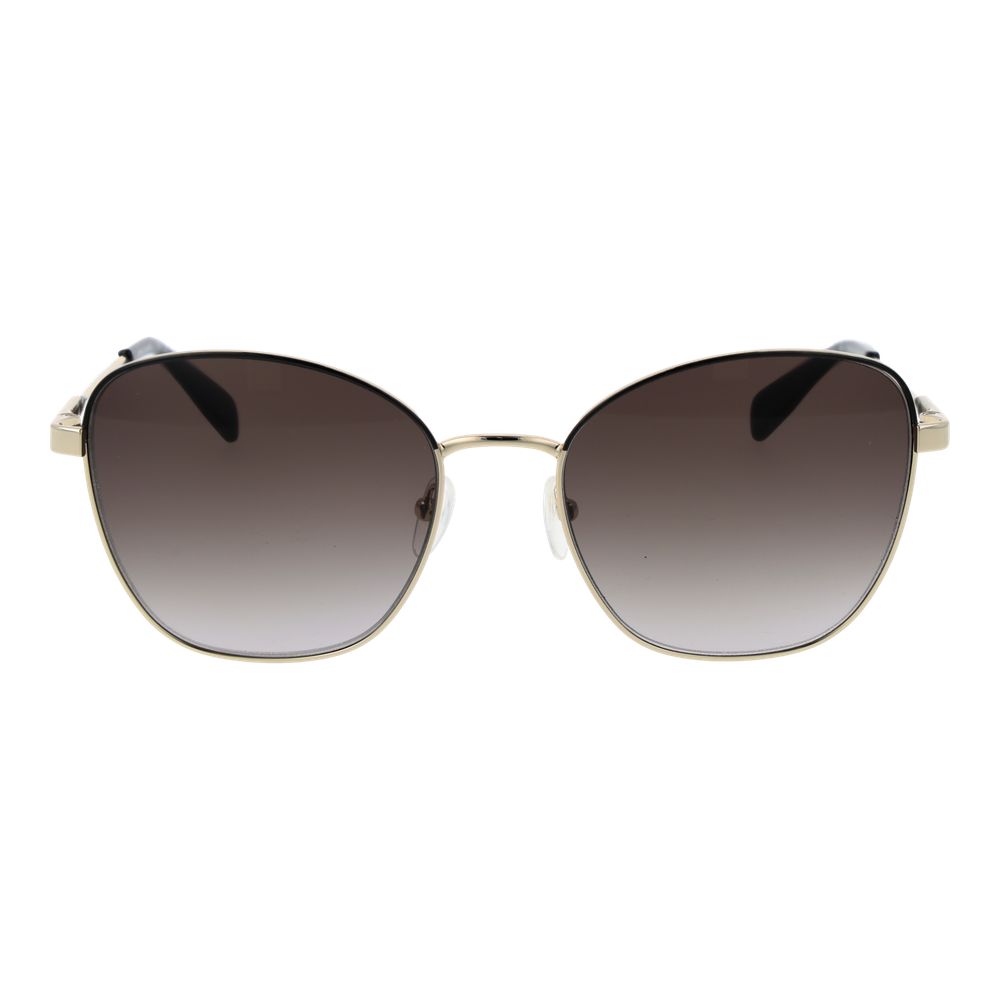 Longchamp Women’s Gold Metal Sunglasses – Brown Gradient Lenses