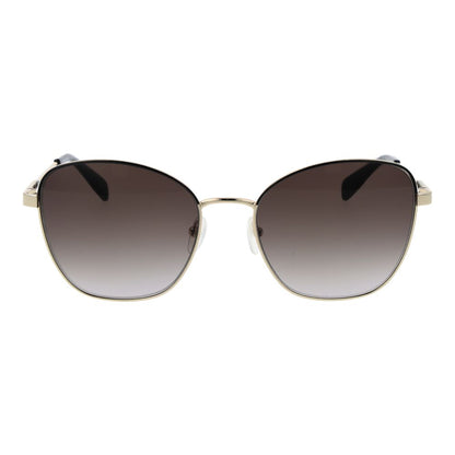 Longchamp Women’s Gold Metal Sunglasses – Brown Gradient Lenses