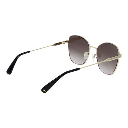 Longchamp Women’s Gold Metal Sunglasses – Brown Gradient Lenses