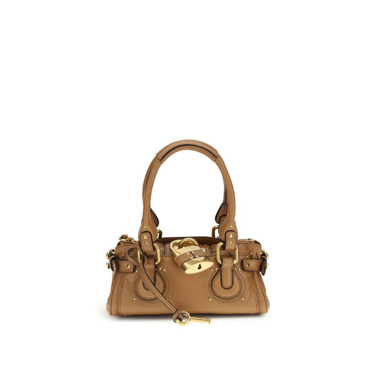 Chloé Small Brown Calf Leather Paddington Shoulder Bag