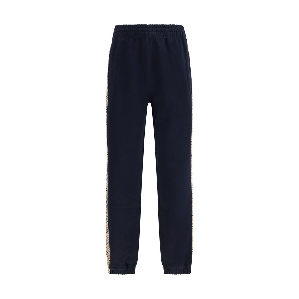 Burberry Blue Cotton Joggers – Modern Luxury Workout Pants