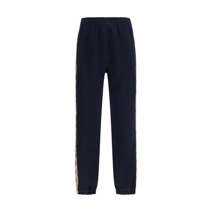 Burberry Blue Cotton Joggers – Modern Luxury Workout Pants