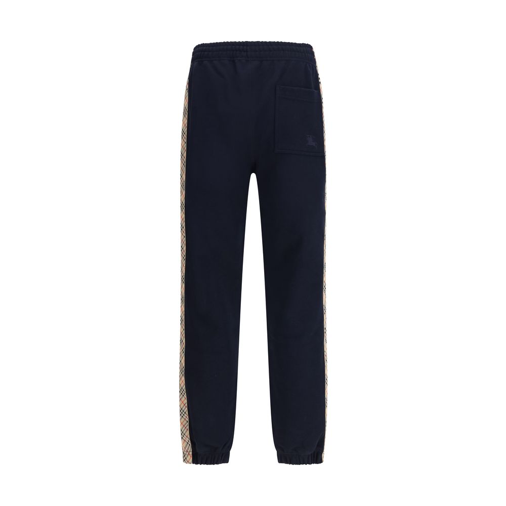 Burberry Blue Cotton Joggers – Modern Luxury Workout Pants