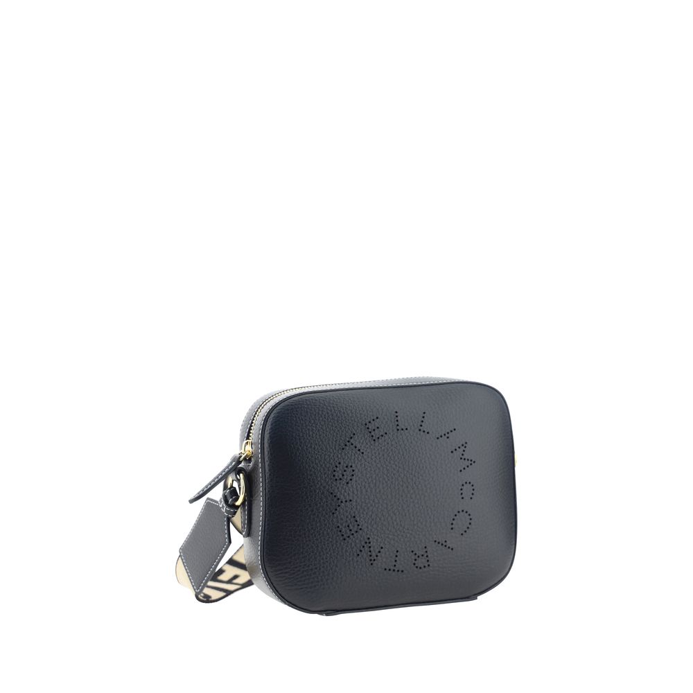 Stella McCartney Black Logo Crossbody Camera Bag