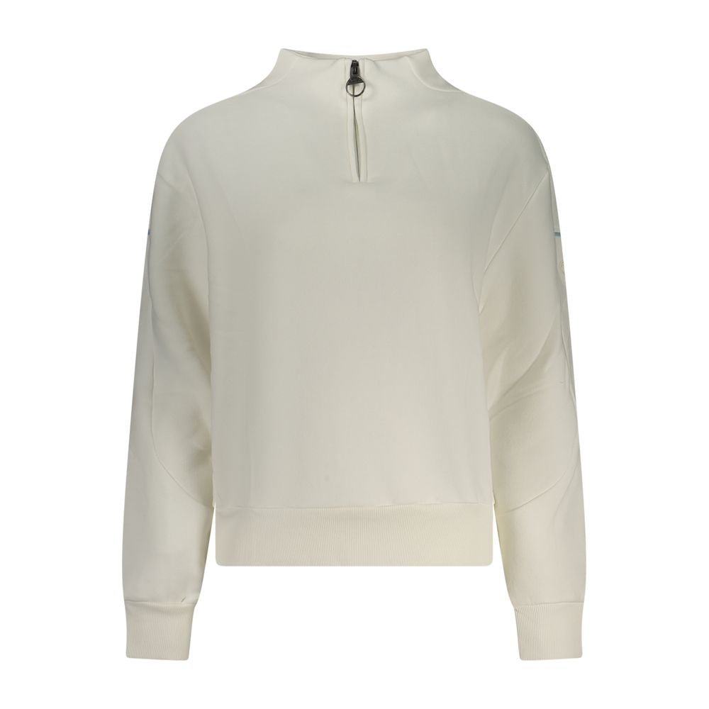 North Sails Bianco Cotton Women Sweatshirt in Rosso