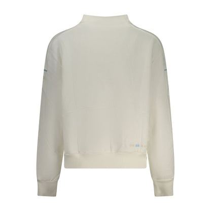 North Sails Bianco Cotton Women Sweatshirt in Rosso