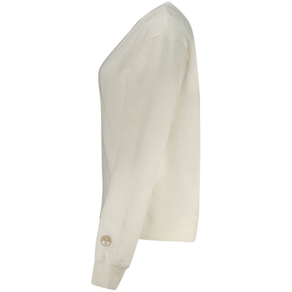 North Sails Bianco Cotton Women Sweatshirt