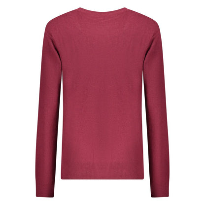 North Sails Red Wool Sweater - Sustainable Casualwear for Active Lifestyles