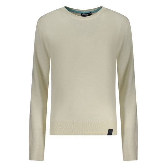 North Sails White Wool Sweater - Timeless Style for Every Occasion