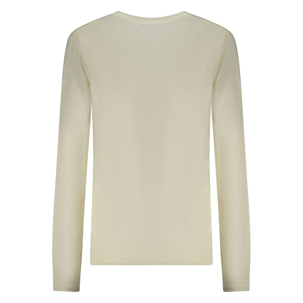 North Sails White Wool Sweater - Timeless Style for Every Occasion