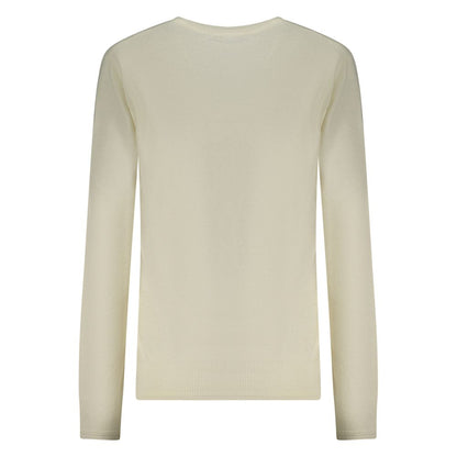 North Sails White Wool Sweater - Timeless Style for Every Occasion