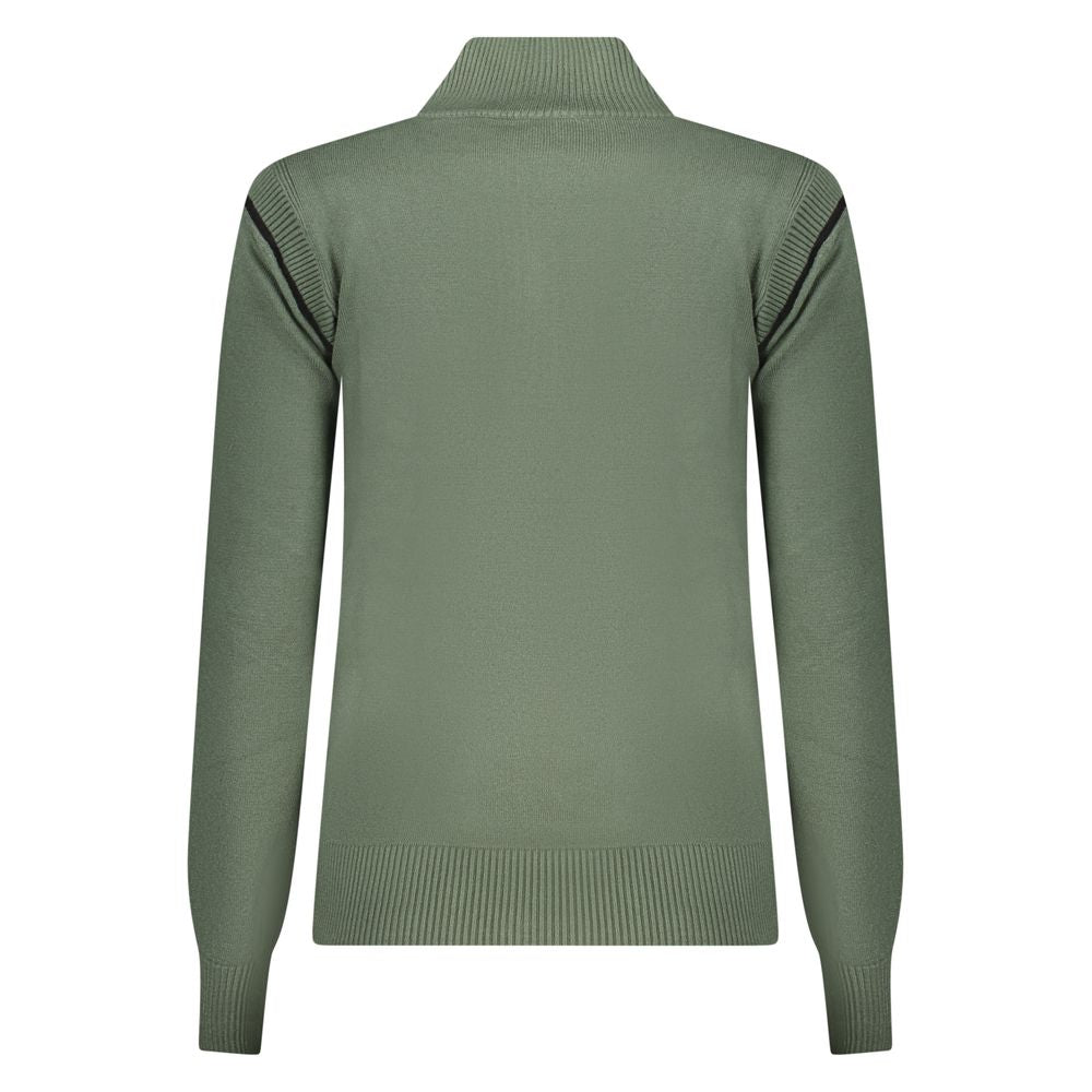North Sails Green Polyester Sweater - Eco-Friendly Elegance