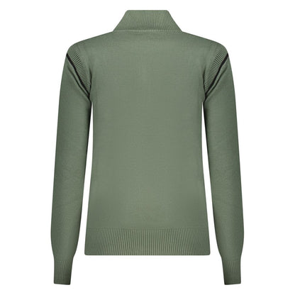 North Sails Green Polyester Sweater - Eco-Friendly Elegance