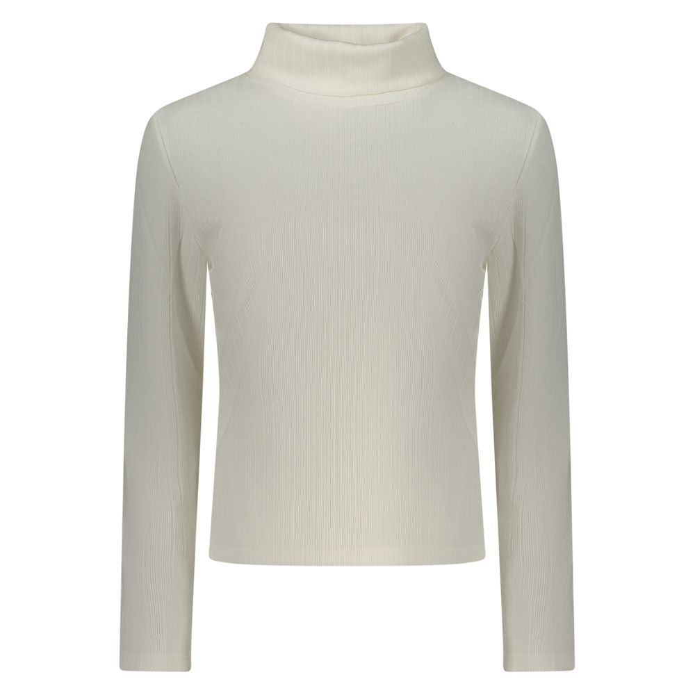 North Sails White Polyester Sweater: Effortless Nautical Style