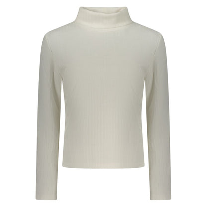 North Sails White Polyester Sweater: Effortless Nautical Style