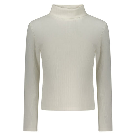 North Sails White Polyester Sweater: Effortless Nautical Style