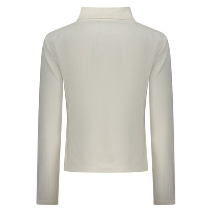 North Sails White Polyester Sweater: Effortless Nautical Style