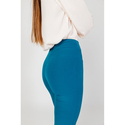 Hanny Deep Black Polyester Pants - Elegance Meets Comfort