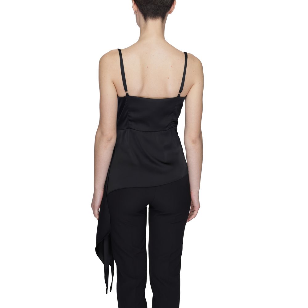 Silence Black Polyester Top - SD8016PE24