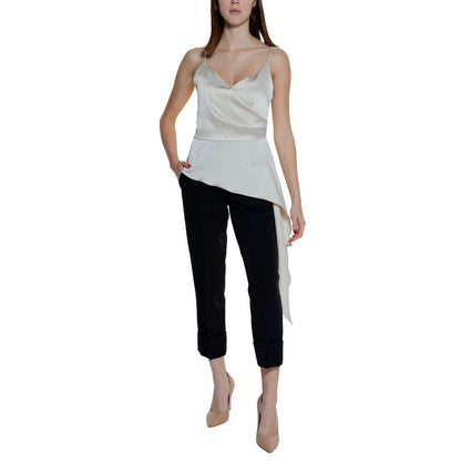 Silence Cream Polyester Top