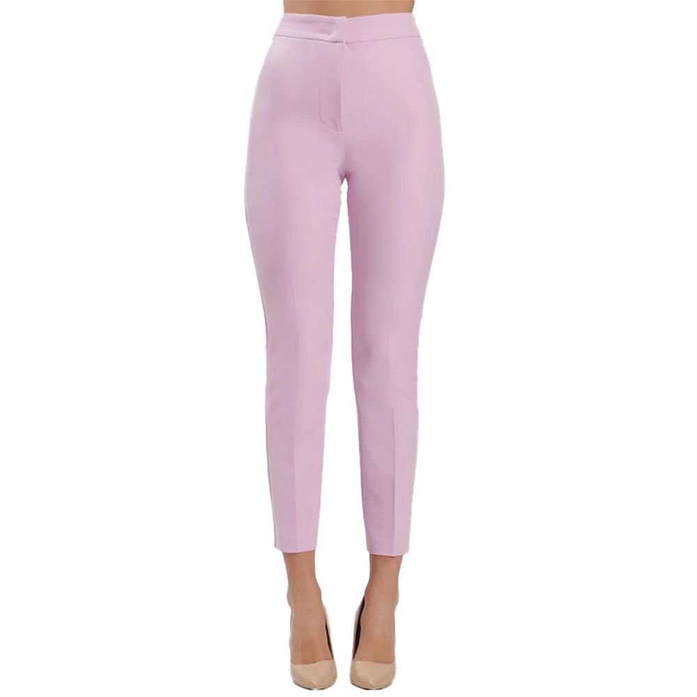 Silence Purple Polyester Pants - Women’s Suit Trousers