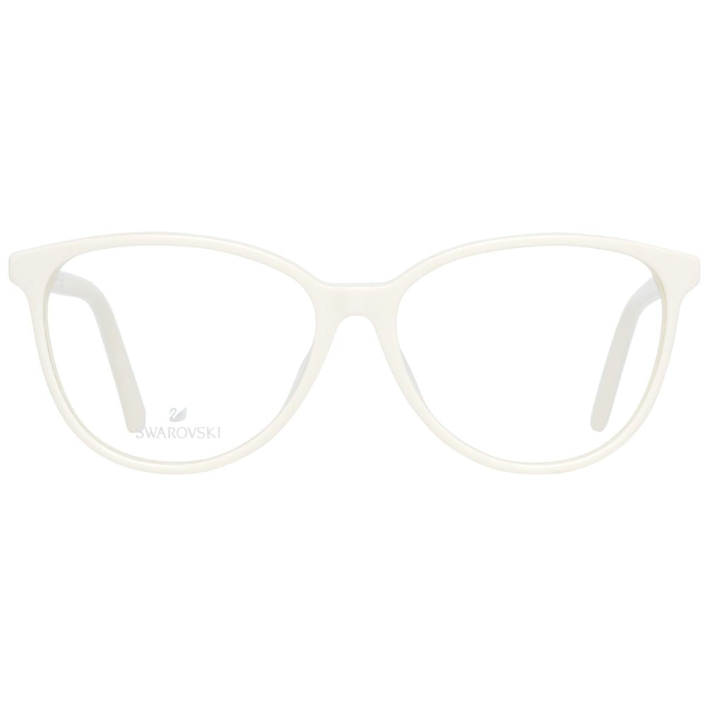 Swarovski Women’s Optical Glasses – Cream Full-Rim Frame, 54mm