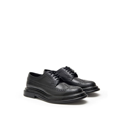 Dolce & Gabbana Black Leather Moccasin