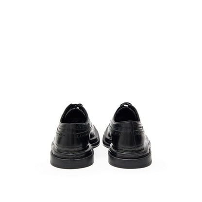 Dolce & Gabbana Black Leather Moccasin