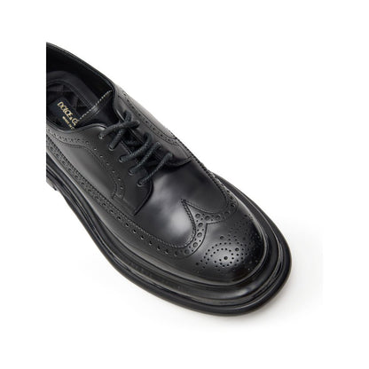 Dolce & Gabbana Black Leather Moccasin