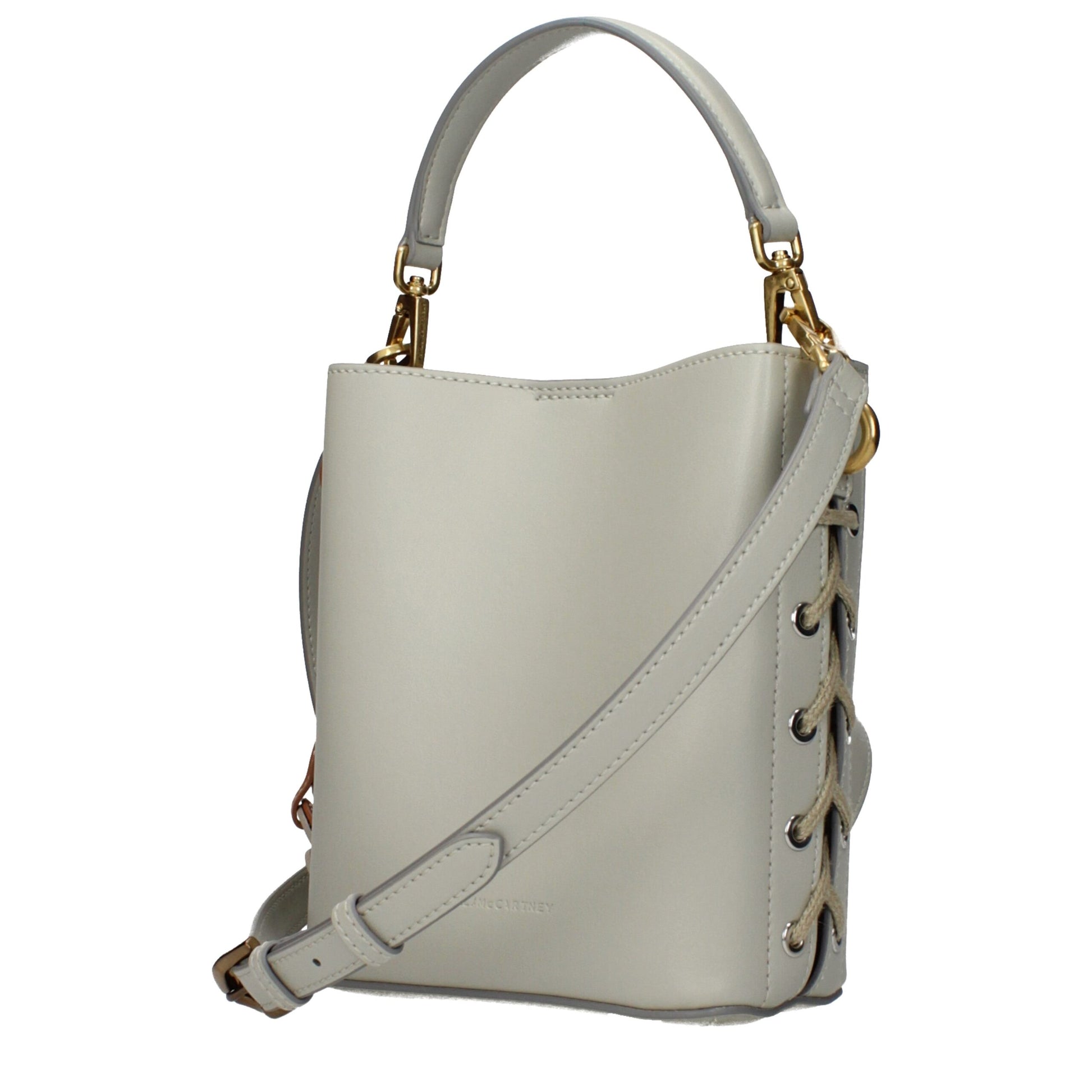 Stella McCartney Gray Eco Leather Bucket Bag