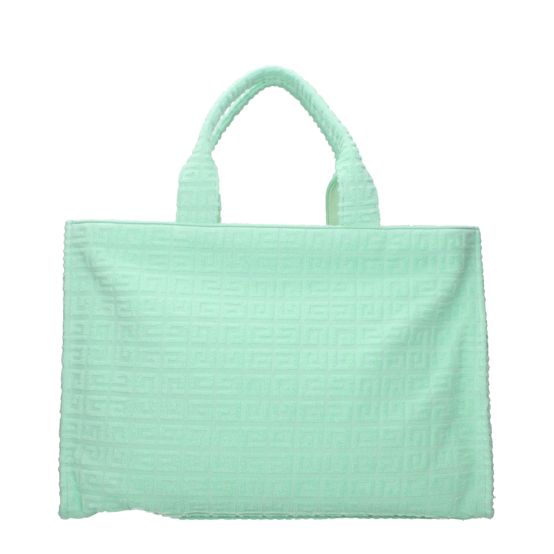 Givenchy Mint Green 4G Towelling Tote Bag