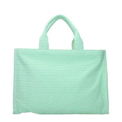 Givenchy Mint Green 4G Towelling Tote Bag