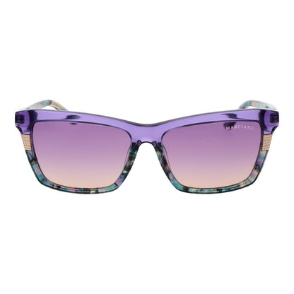 Marciano by Guess Women’s Sunglasses – Purple Rectangle Frame, Gradient Lenses