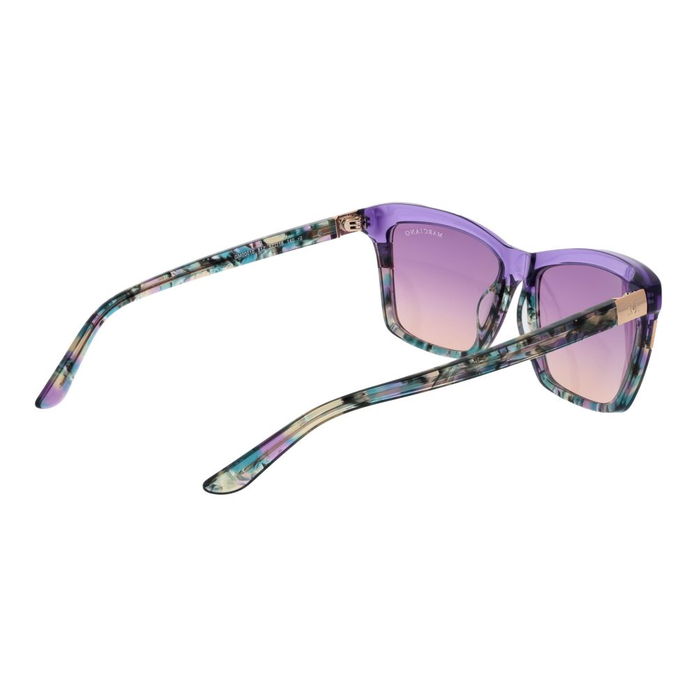 Marciano by Guess Women’s Sunglasses – Purple Rectangle Frame, Gradient Lenses