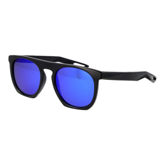 Nike Unisex Sunglasses – Black Full-Rim Frame, Yellow Mirrored Lenses